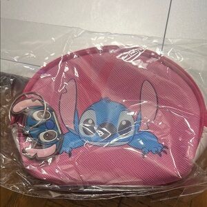 Stitch Pink Kids Accessory Pouch